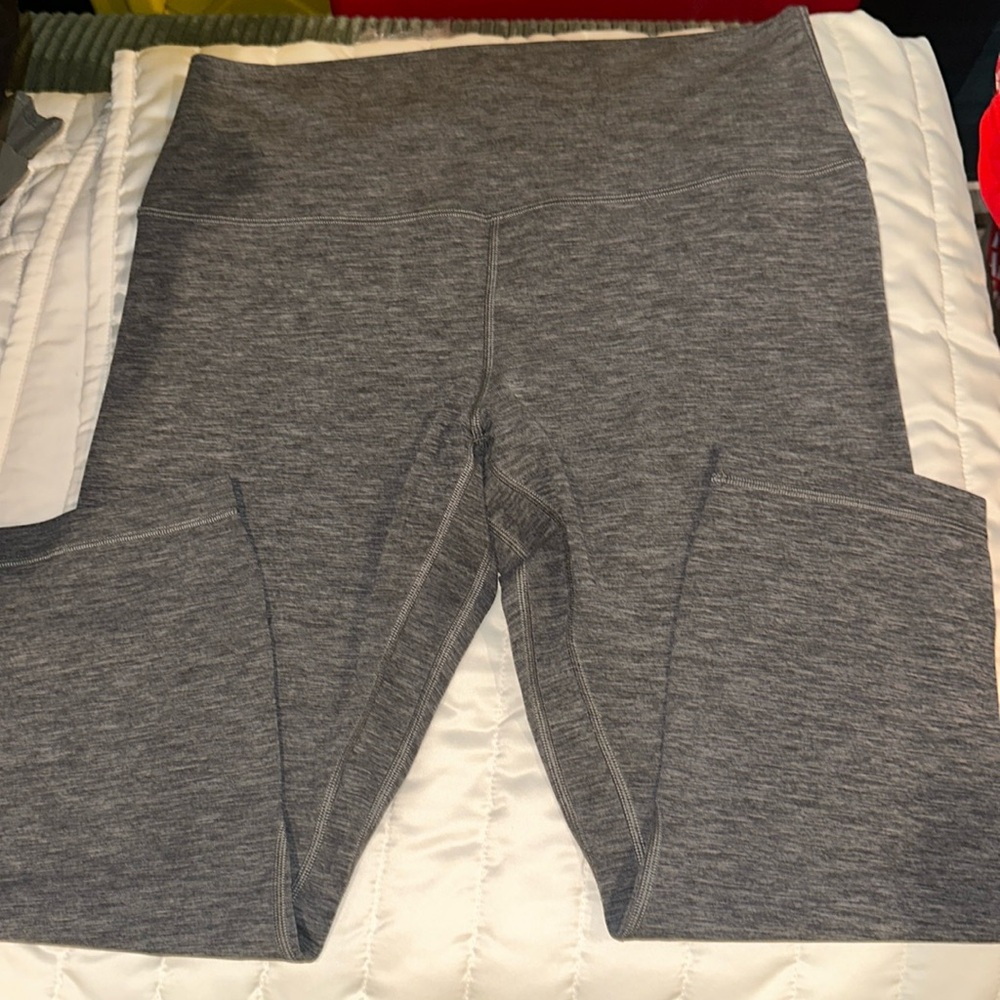 Lululemon grey double lined align leggings new without tags never worn size 4
12